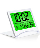 Betus Digital Travel Alarm Clock - Foldable Calendar Battery Operated (S... - £7.18 GBP