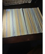 Set Of 2 Pier 1 Yellow Striped Multi-Color Placemats-Brand New-SHIPS N 2... - £31.05 GBP