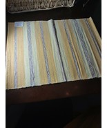 Set Of 2 Pier 1 Yellow Striped Multi-Color Placemats-Brand New-SHIPS N 2... - $54.16 CAD