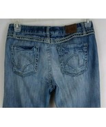 BKE Kate Bootcut Stretch Distressed Whiskered Ripped Jeans Size 28x31.5 - $24.74