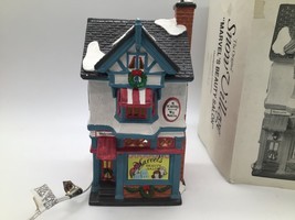 DEPARTMENT 56 Marvels Beauty Salon Snow Village Lighted Ceramic Porcelai... - $423.02 MXN