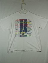 SOL&#39;S Regent T-shirt Men&#39;s XL White Paris French Landmarks Eiffel Tower ... - $14.01