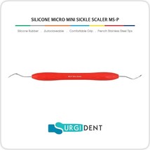 MICRO MINI SICKLE MS-P SILICONE COATED SCALER DENTAL HAND INSTRUMENTS *CE* - £6.74 GBP