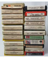 Set of 21 Pop 8 Track Tapes Rough Condition Perry Como Carole King Frank... - $23.70