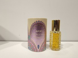 Vintage Avon Unforgettable Fragrance Fancy Perfumed Talc & Roller Perfume New - £19.78 GBP