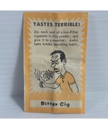 Atlas Novelty Supply Vintage 1950&#39;s Bitter Cigarette Powder Gag Ephemera... - $12.38