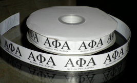 Alpha Phi Alpha Fraternity Greek Inspired Grosgrain Ribbon  - £7.96 GBP