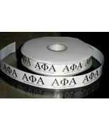 Alpha Phi Alpha Fraternity Greek Inspired Grosgrain Ribbon  - $9.90