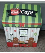 Gingerbread Cafe Decorative Empty Gift Box, Brand New. Christmas gift bo... - $16.71