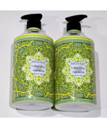 2 Pack Mosaic Hand Soap Gardenia 24.6oz. Green Design Pump Bottle - $476.76 MXN