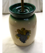 Vintage Reproduction Butter Churner Churning Stick Decorative Grape Desi... - $98.99