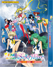 Anime DVD Box Set Sailor Moon Complete Collection All Series And Movie - £47.26 GBP