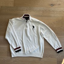 U.S. Polo Assn. USPA Long Sleeve 1/4 Zip Pullover Sweater XXL - $34.99