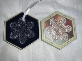 Smith &amp; Hawken Crystal Snowflake C Hristmas Ornament Beautiful - £30.85 GBP