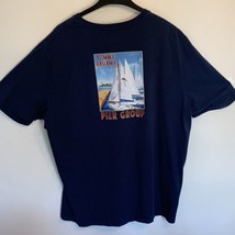 Blue Tommy Bahama XXXL T Shirt PIER GROUP SAILBOATS Graphic 3XL Authenti... - $22.30