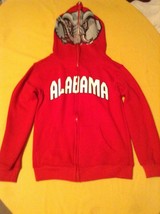 Size 8 NCAA Univ of Alabama hoodie jacket Big Al Genuine Stuff boys  - $19.59