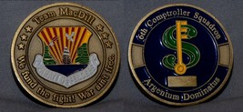 6tH Comptroller Squadron MACDILL AFB &quot;We Fund the Fight!&quot; challenge coin - £18.03 GBP