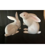 50% Off BJ324   Fitz &amp; Floyd Rabbit  lot of 2. Hand Painted - $120.00