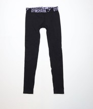 Gymshark Womens Medium Spell Out Running Gym Yoga Spandex Tights Pants B... - $658.66 MXN