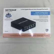 Netgear GS305E 5-port Gigabit Ethernet Smart Managed Plus Switch Silent ... - £22.23 GBP