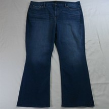 Jen7 by 7 for all Mankind 24 Plus Slim Bootcut Medium Wash Stretch Denim Jeans - £39.16 GBP