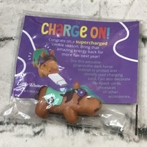 Girl Scout Little Brownie Bakers Charge On Cable Horse Glow Dark Cookie Prize - £9.28 GBP