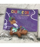 GIRL SCOUT LITTLE BROWNIE BAKERS CHARGE ON CABLE HORSE GLOW DARK COOKIE ... - £9.09 GBP