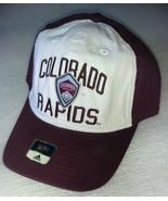  Adidas MLS Colorado Rapids Soccer Hat Cap Curved Visor Size S/M - £19.17 GBP