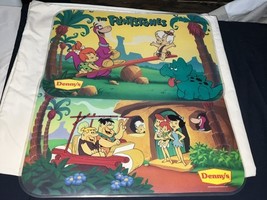 Vintage Flintstones Place Mats by Hanna Barbera 1989 Denny’s Set Of 2 - $24.99
