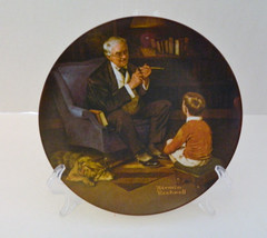 The Tycoon Sixth Plate Norman Rockwell Heritage Collection No COA or Box l982 - £15.73 GBP