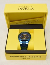 Invicta Mens Slim 48mm Quartz Stainless Steel Bracelet Watch - £193.31 GBP