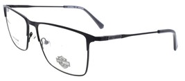 Harley Davidson HD9018 002 Men&#39;s Eyeglasses Frames Titanium 56-16-145 Black - $51.30