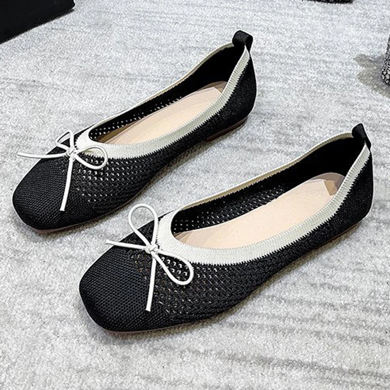 2024  Knot  Loafers Women   Ballet Flats Casual  Moccasin Boat Shoes Work Shoes  - £123.24 GBP