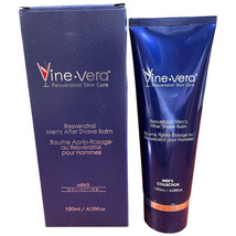 VINE VERA RESVERATROL MEN&#39;S AFTERSHAVE BALM 120ml / 4 oz BRAND NEW SEALED - £44.36 GBP