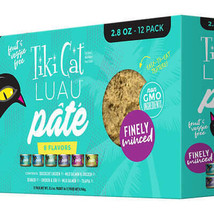 Tiki Pet Cat Luau Pate 2.8oz. Variety Pack (Case of 12) - £36.58 GBP