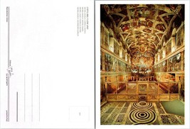 Italy Vatican City Sistine Chapel by Michelangelo Vintage Postcard - £7.48 GBP