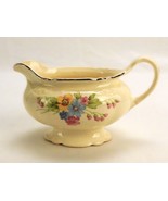 Home Laughlin Cream Pitcher/Gravy Boat, Virginia Rose, M39 N8, Footed, F... - $33.44 CAD