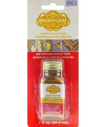 ANTIQUE GOLD  Brush &#39;n Leaf Metallic Leafing Paint golden Gilding Finish... - $37.82