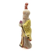 Chinese Asian Porcelain Statue 5&quot; Shou Xing God of Longevity Mid-Century... - $148.47