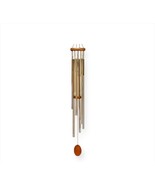 Serenity Garden Wind Chimes 33&quot; High Elegant Wood and Aluminum Music in ... - £34.10 GBP