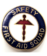 VTG Safety First Aid Squad Civil Defense Pin Williams Jewelry Medical Ca... - $44.82 CAD