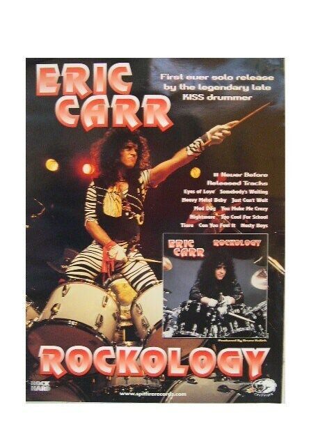 Kiss Eric Carr Poster Rockology Live On Stage - $26.86