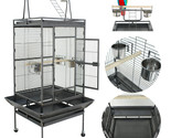 Bird Pet Cage 68&quot; Large Play Top Parrot Finch Cage Macaw Cockatoo 3 Doors - $216.99