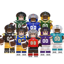 Tball players nfl super bowl packers dolphins steelers rams minifigures lego compatible thumb200