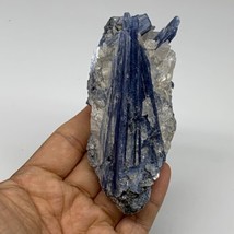 228.9g,4.4&quot;x1.7&quot;x12&quot;, Blue Kyanite Quartz  Mineral Specimen @Brazil, B32890 - £39.46 GBP