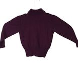 Valerie Stevens Womens Pure Meringue Wool SS Mock Neck Purple Sweater Bl... - $13.79