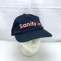 Sanity Life Minders Navy Blue Adjustable Hat, Bullet Line Headwear - £15.76 GBP