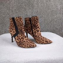 NY&amp;C Boots Women Sz 7 Leopard Print Booties High Heel Sexy Clubbing Animal Print - £11.87 GBP