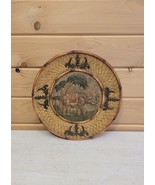 Decorative Elephant Plate India Themed With Hook Wall Decor 9&quot; - $27.34 CAD