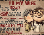 Gifts for Wife from Husband, Poster to My Wife You Are Braver than You B... - $19.00